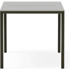 Green Outdoor Dining Tables NEW WORKS. May Table 85 x 85 cm Dark Green