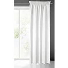 RITA Smooth Plain Modern Curtain with Rufflette Tape 140g m/2