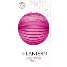 Roze Lantaarns Papieren Lampion Rond 25 cm Roze