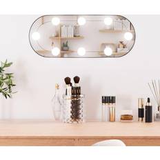 Wall Mirrors vidaXL with LED Lights 25x60 cm Glass Oval Wall Mirror