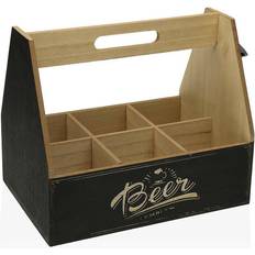 Wine Racks Versa tile Metal and MDF Bottle Stand 18 x 5 x 18 cm Wine Rack