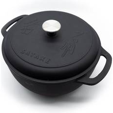 Emaljeret støbejernsgryde Satake Pot Enamel 22/3 with lid