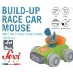 WOODEN CAR WITH MOUSE [Levering: 6-14 dage]