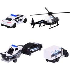 Majorette Porsche Police Force 4 CAR Gift Box