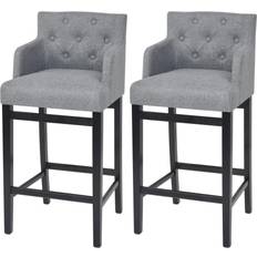 vidaXL Tabourets Lot De 2 Tabouret de bar 2pcs