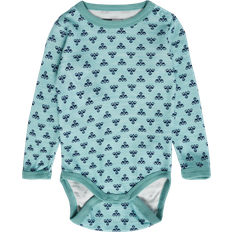 Børnetøj Hummel Langærmet body HmlBAMBO Blå Unisex børn