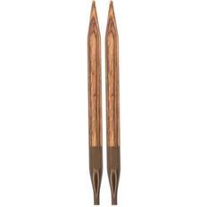 Knitpro Ginger Korte Udskiftelige Rundpinde Birk 10cm 10,00mm