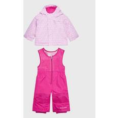 S Combi-pilotes Columbia Ensemble Veste Combinaison Fille - Rose