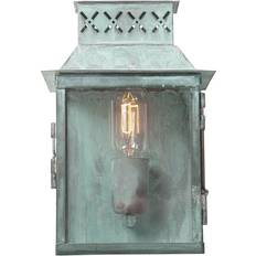 Elstead Lighting Utomhusvägglampa Lambeth Palace Ärg Altanbelysning Grön Väggarmatur