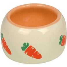 Nobby futtertrog "carrot" kleintiere cm/0,125 l beige/orange schwer