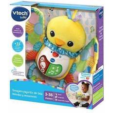 Vtech Sonajero pajarito de tela con melodías y sensaciones interactivas ㅤ