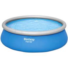 Pool 457x122 Bestway Fast Set Oppusteligt Swimmingpoolsæt Rundt 457x122 cm