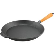 Carl Victor Stegepande i Støbejern Diameter 28 cm Sort