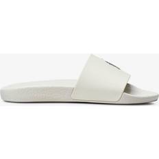 Bleu Sandales Polo Ralph Lauren Signature Pony Slide - Deckwash White/Navy Unisex