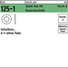 Lemvigh-Müller 16 FZV Plan Skive DIN 125A Set of 250 250stk
