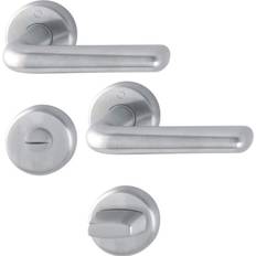 Manillas de puerta Hoppe Rosettengrt.Hel E1730Z/42/42KVS Edelstahl Helsingborg TS 37-42 mm 3032892