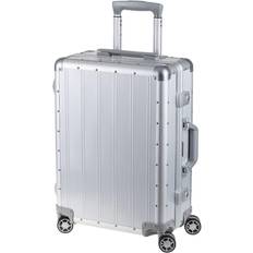 Alumaxx Alumaxx Orbit Travel Trolley Case 54cm Silver Aluminium Suitcase