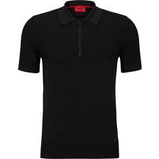 HUGO BOSS Sayfong Polo Sweater - Black