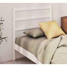 White - Wood Headboards vidaXL Bed White Pine Headboard