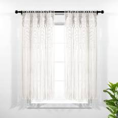 Curtains Lush Decor Boho Macrame Textured