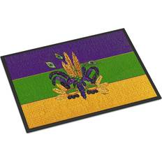 Carpets & Rugs Caroline's Treasures Carolines Treasures 8387JMAT Mardi Gras Mask White, Multicolor