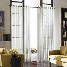 Soho Voile Sheer Grommet Curtain Panel 59 by 84 Winter White