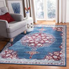 Safavieh Brentwood Dottie Traditional Red, Blue, Gray