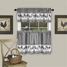 Curtains & Accessories Achim Wide Width Barnyard Window Tier