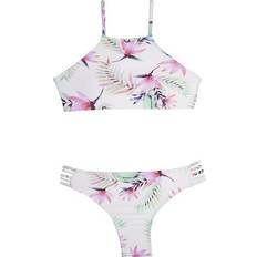 Girls' Raisins Paddling High Neck Swim Bikini Set