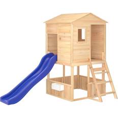 vidaXL set da gioco da esterno in legno massello di abete Bambini & famiglia Console, giochi & giocattoli