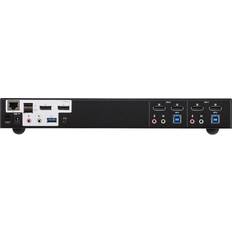 KVM Switches ATEN CS1942DP Commutateur écran-clavier-souris/audio/USB 2 x KVM audio 2 utilisateurs locaux de bureau