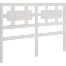 vidaXL Bed White Wood Pine Headboard