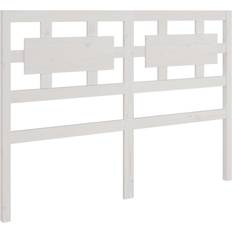 Sängar & Madrasser vidaXL Vit 140,5 x 4 x 100 cm Massiv Furu Sänggavel
