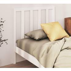 vidaXL white, 106 Solid Wood Pine Bed Bed Headboard