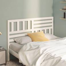 vidaXL white, 146 Solid Pine Bed Headboard