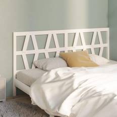 Headboards on sale vidaXL white, 206 Solid Wood Pine Bed Wooden Bed Headboard