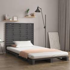 Beds & Mattresses vidaXL grey, 96 Solid Wood Pine Headboard