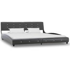 vidaXL Bedframe Kunstleer 180x200 cm Grijs