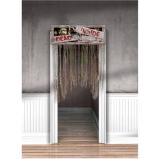 Halloween Doorway Party Curtains Horror-Shop Halloween Türvorhang DEAD INSIDE Gruseldeko für Halloween