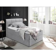 Betten & Matratzen MID.YOU BlackRedWhite Granada Boxspringbett Bettrahmen
