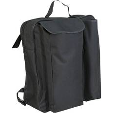 Loops Black Wheelchair Crutch Bag Carries Two Crutches Storage Compartment