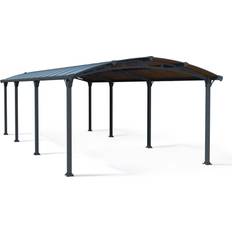 Abris voitures Palram Canopia Arcadia 3.6 Double Metal Carport Canopy (Building Area )