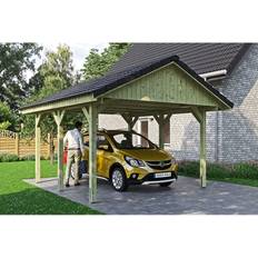 Carporte SKAN HOLZ Premium XL Enkeltcarport Ivan 430x500 cm (Areal )