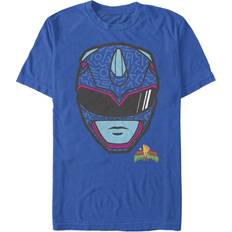 Power rangers helmet Fifth Sun Men's Power Rangers Helmet T-shirt - Royal Blue