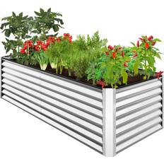 Best Choice Products Pots & Planters Best Choice Products 8x4x2ft Metal Raised Garden Deep Root Planter Box