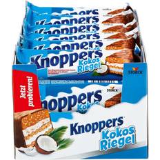 Kokoscreme Storck Knoppers KokosRiegel 24 40g Waffelriegel Kokoscreme, Haselnüssen, Kokosraspeln zartem Karamell, umhüllt von Vollmilchschokolade