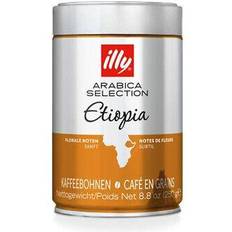 Illy Café en Grains illy Torréfié Arabica Selection Etiopia, 6 boîtes de 250 g