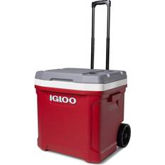 Igloo cooler Igloo Latitude 60 Roller Cooler Industrial Red/Meteorite 60qt