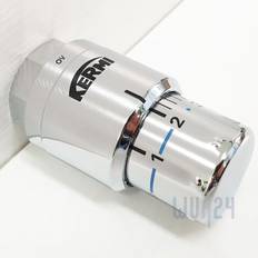 Radiator Thermostats Kermi thermostatkopf verchromt mit nullstellung für design-bad-heizkörper