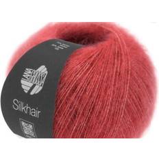 Lana Grossa SILKHAIR von 164 Ziegelrot